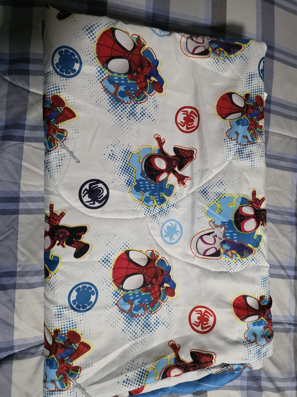 Marvel Blue and Red Spider-Man Kids Comforter